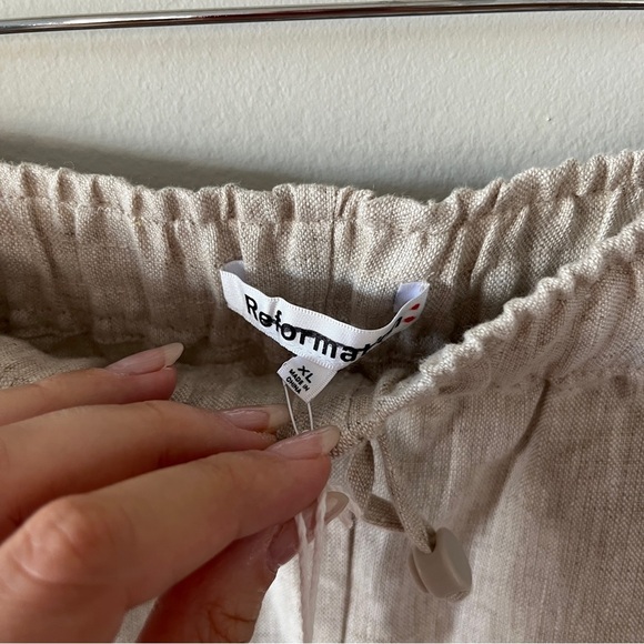 Reformation Declan Anthropologie Linen Pants Size XL NWT - Picture 7 of 11